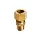 Homeplus+ ATC 1/2 in. Compression in. X 1/4 in. D MPT Brass Connector 6JC120110701024 - alternate 2
